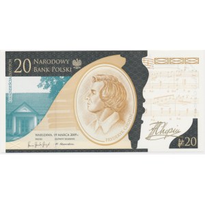 20 złotych 2010 - Fryderyk Chopin