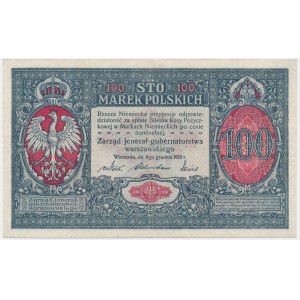 100 marek 1916 - Jenerał - 6 cyfr -