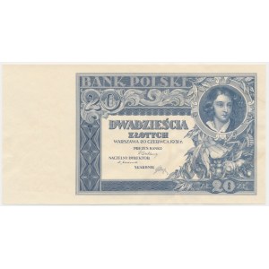 20 złotych 1931 - destrukt