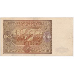 1.000 złotych 1946 - A. - rzadka odmiana