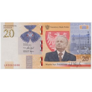 20 złotych 2021 - L. Kaczyński -