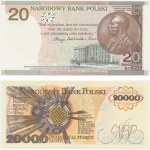 Zestaw, 20 złotych 2011 i 200.000 złotych 1989 - M. Skłodowska-Curie (2 szt.)