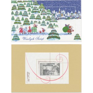 PWPW, znaczki Wesołych Świąt i karnet ze znaczkiem Wawel