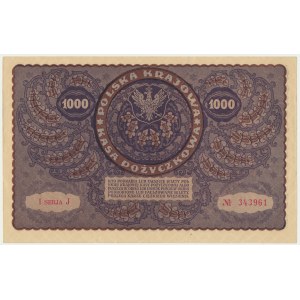 1.000 marek 1919 - I Serja J -