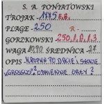 Poniatowski, Trojak Warszawa 1775 EB