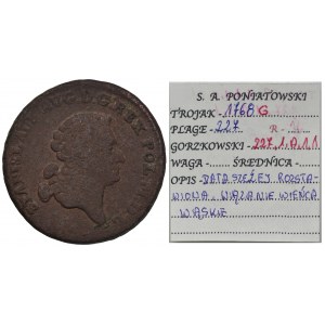 Poniatowski, 3 Groschen Warsaw 1768 G