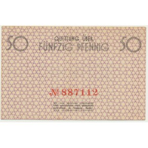 50 Pfennig 1940 - red numerator -