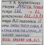 Poniatowski, Trojak Warszawa 1780 EB