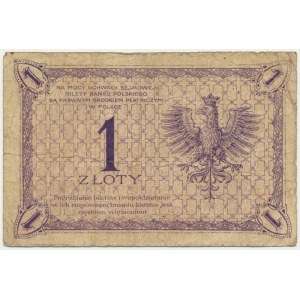 1 złoty 1919 - S.1.B - rzadszy wariant