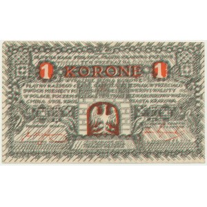 Kraków, 1 korona 1919 - A -