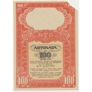 Asygnata na 100 złotych 1919