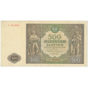 500 złotych 1946 - I -
