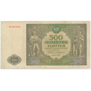 500 złotych 1946 - D -