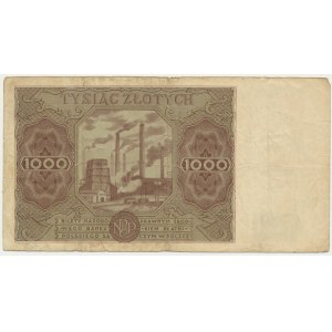 1.000 złotych 1947 - A - rzadka seria