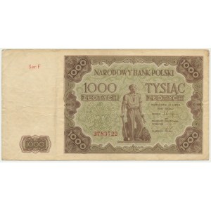1.000 złotych 1947 - F -