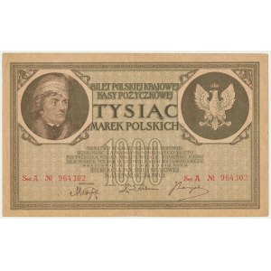 1.000 marek 1919 - 2x Ser.A -