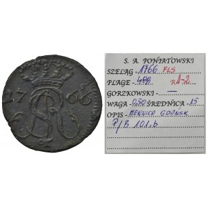 Poniatowski, Schilling Danzig 1766 FLS