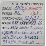 Poniatowski, Grosz Kraków 1765 g - RZADSZY
