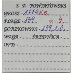Poniatowski, Groschen Warsaw 1774 EB