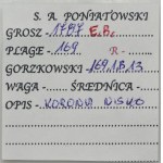 Poniatowski, Grosz Warszawa 1787 EB
