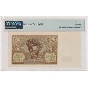 10 złotych 1940 - N - London Counterfeit - PMG 64 EPQ