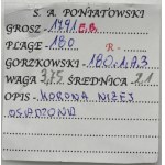 Poniatowski, Grosz Warszawa 1791 EB