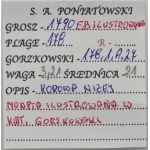 Poniatowski, Grosz Warszawa 1790 EB - ILUSTROWANY
