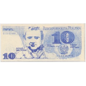 Solidarność, cegiełka 10 złotych 1976 - Michnik -