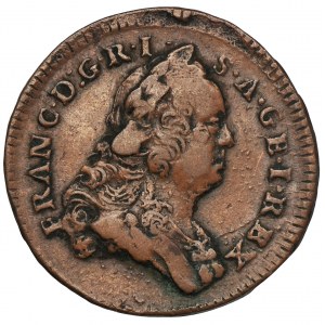 Austria, Franciszek I, 1/2 Krajcara bez daty (1760) Kremnica