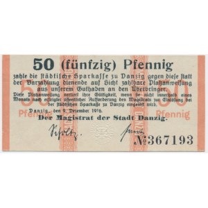 Danzig, 50 Pfennig 1916