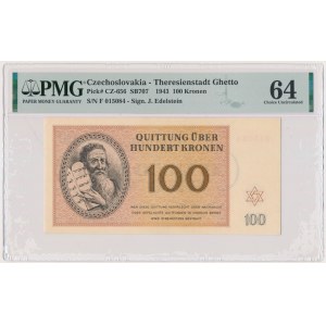 Czechoslovakia (Theresienstadt Ghetto), 100 Kronen 1943 - PMG 64