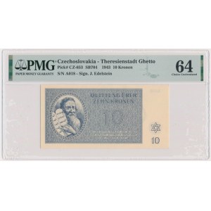 Czechosłowacja (Getto Terezin), 10 koron 1943 - PMG 64