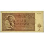 Czechosłowacja (Getto Terezin), 5 koron 1943 - PMG 64 EPQ
