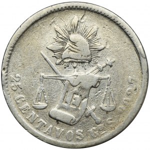 Meksyk, 25 Centavos 1875