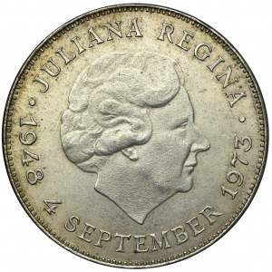 Netherlands, Kingdom, Juliana 10 Gulden Utrecht 1973