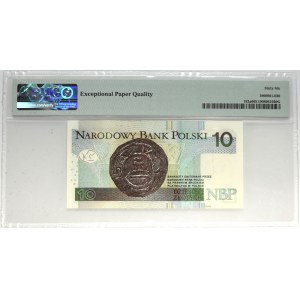 10 złotych 2012 - AA - PMG 66 EPQ