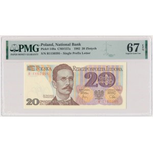 20 złotych 1982 - R - PMG 67 EPQ