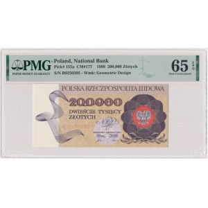 200.000 złotych 1989 - R - PMG 65 EPQ