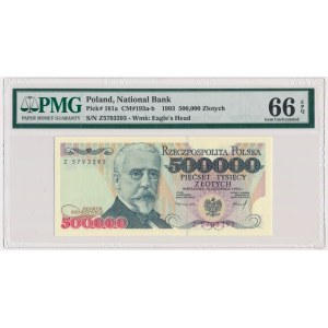 500.000 złotych 1993 - Z - PMG 66 EPQ