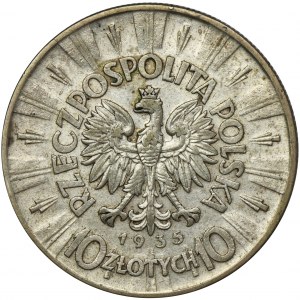 Piłsudski, 10 złotych 1935