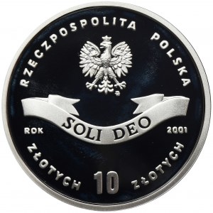 10 złotych 2001 ks.kardynał Stefan Wyszyński