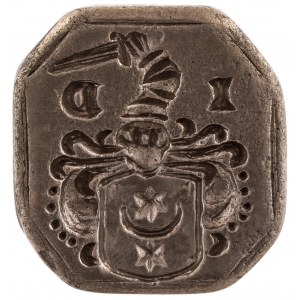 Pieczęć z herbem rodu Demritz - ILUSTROWANA