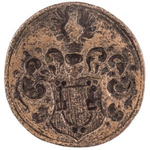 Pieczęć z herbem rodu Zedlitz - ILUSTROWANA