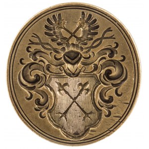 Pieczęć z herbem rodu Warkotsch - ILUSTROWANA