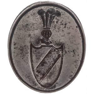 Pieczęć z herbem rodu Bonge - ILUSTROWANA