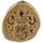 Pieczęć z herbem hrabiów Saurma - ILUSTROWANA