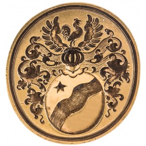 Pieczęć z herbem rodu Rotenhan - ILUSTROWANA