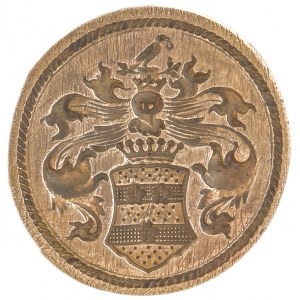 Pieczęć z herbem baronów Eickstedt - ILUSTROWANA