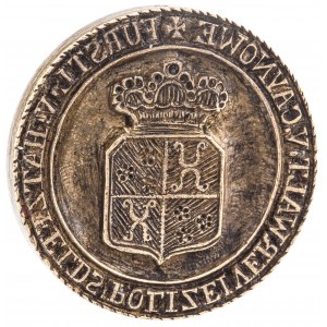 Pieczęć zarządu policji dworskiej książąt Hatzfeld w Caynowe (Koniowo) - ILUSTROWANA