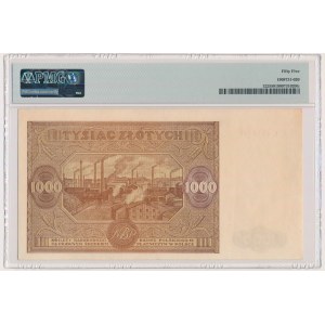 1.000 złotych 1946 - L - PMG 55